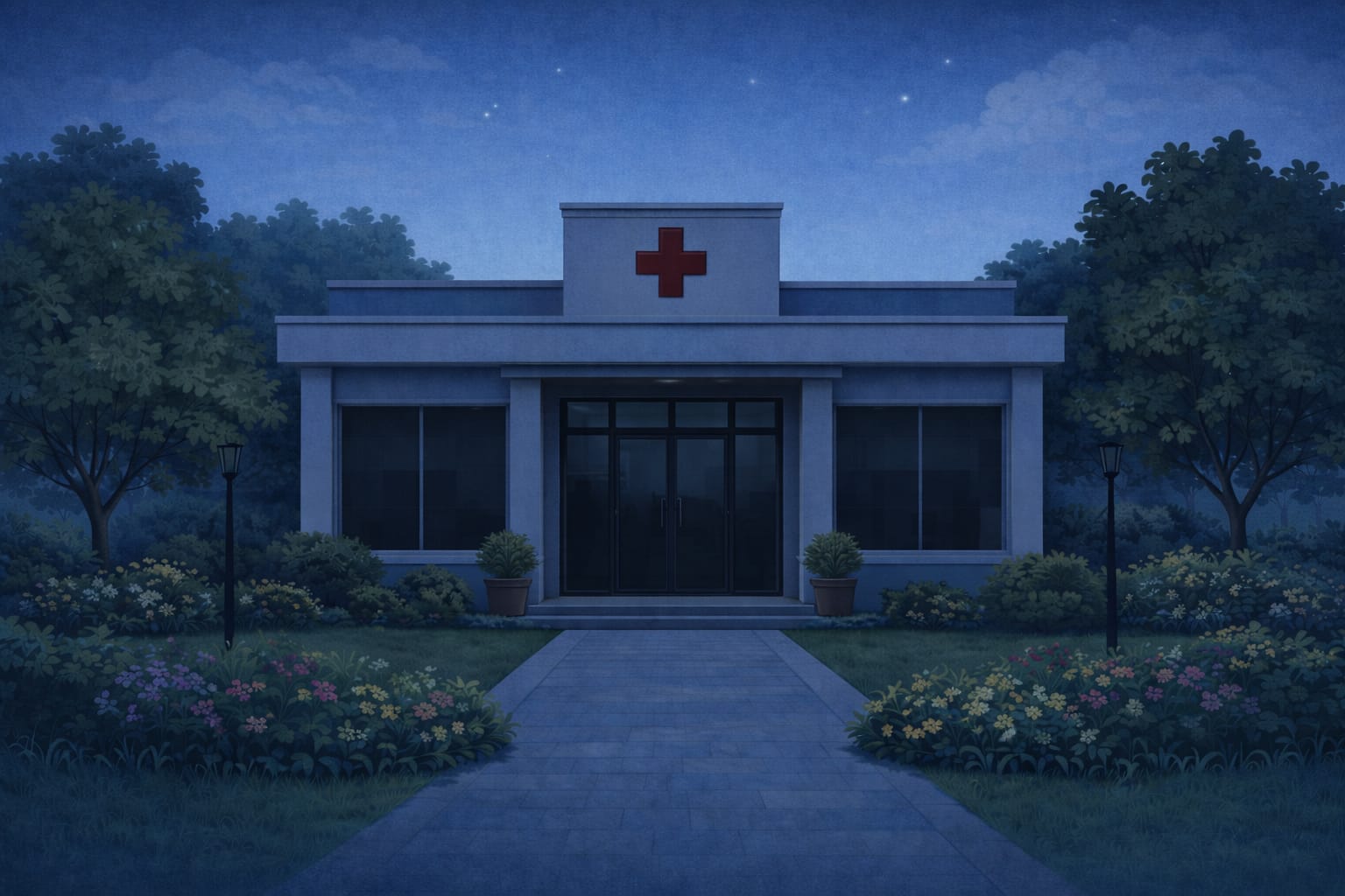 Clinic lights off